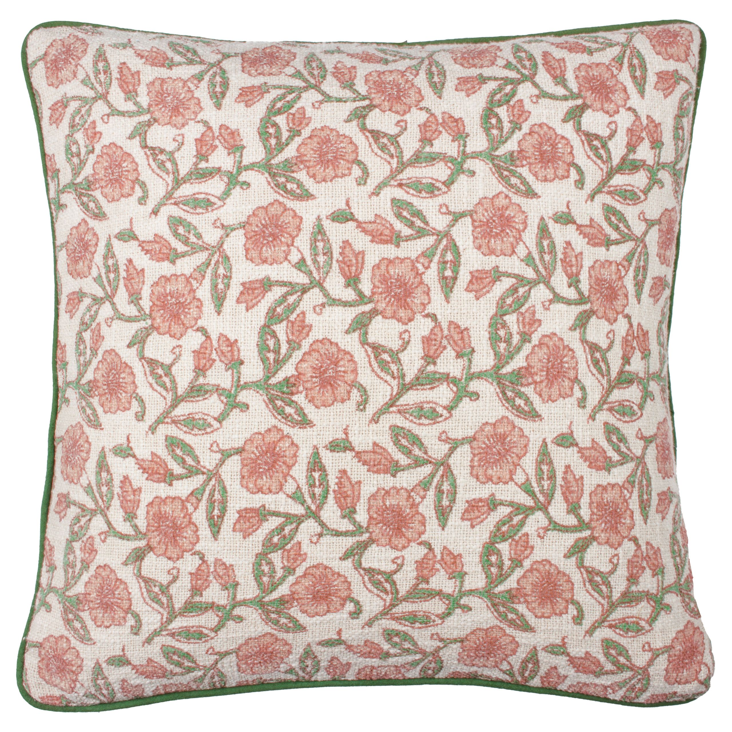 Paoletti Delphine Floral 100% Cotton Cushion