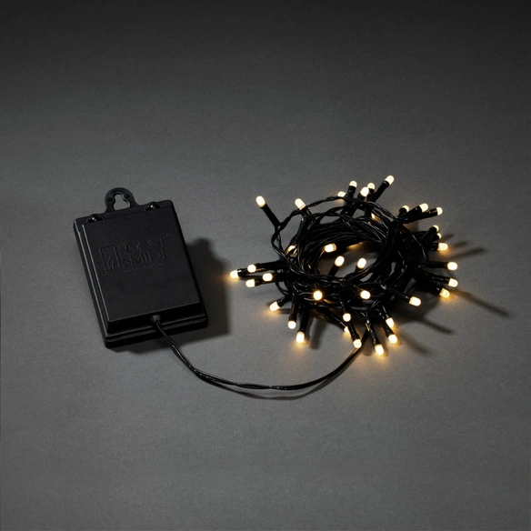 LED-Lichterkette, schwarz, Kabellänge: 0,5 m