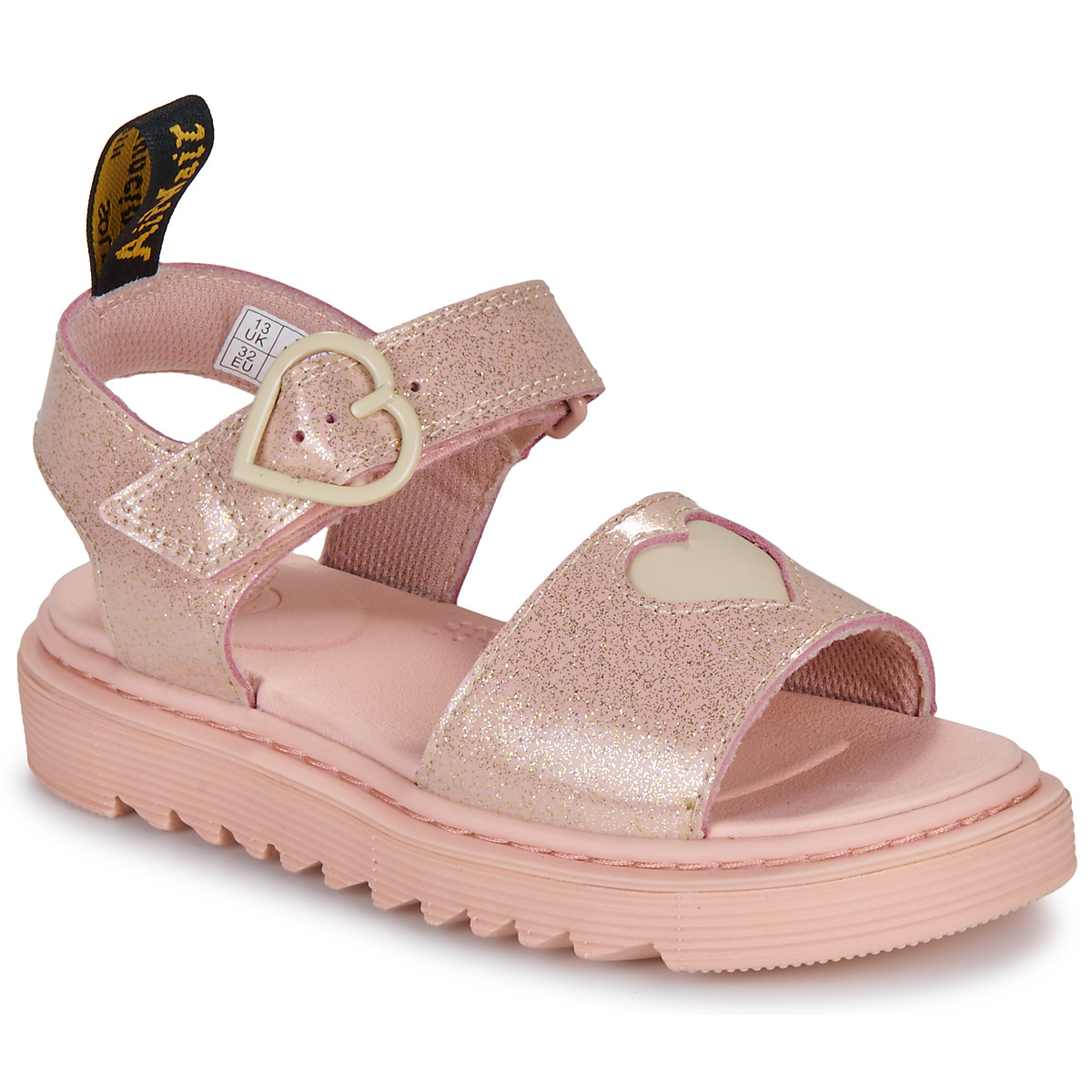 Dr. Martens - Marlowe Hearts J Powder Pink+Cloud Cream - Pink