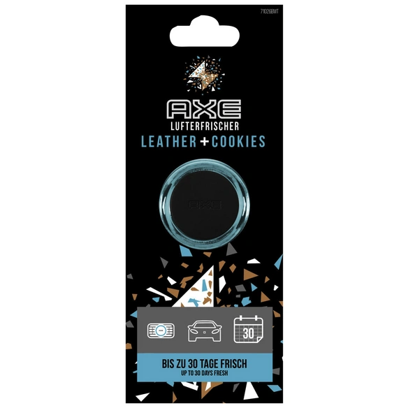 Lufterfrischer »Leather Cookies«, schwarz/blau