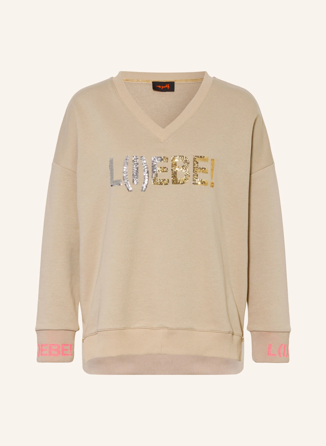 miss goodlife Sweatshirt mit Pailletten
