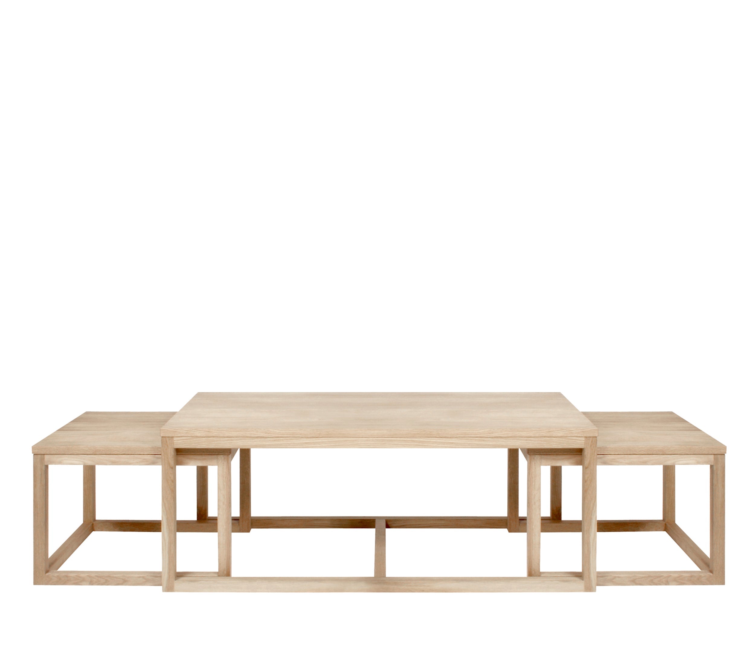 Rebellenclub Salontafel Tjele - 120 x 60 cm - Eiken fineer