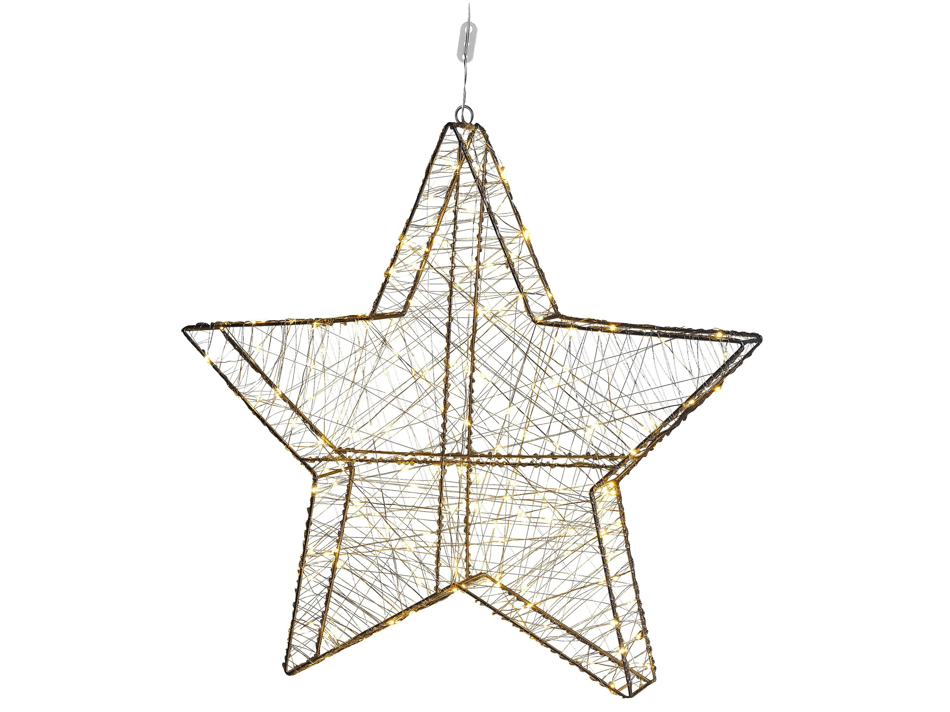 Outdoor Hanging Decoration LED KURULA Star 58 cm Silver