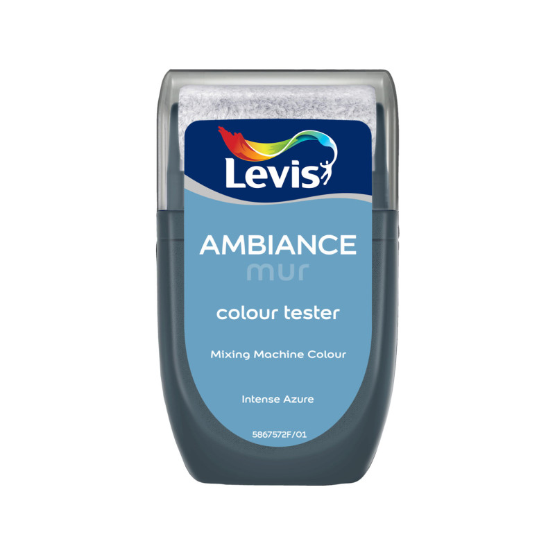 Testeur peinture pour murs Ambiance intense azure extra mat 0,03 L LEVIS