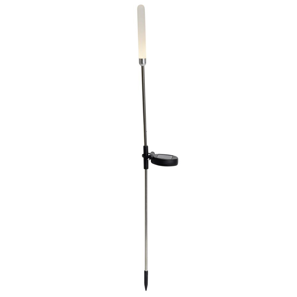 Borne solaire style roseau 1LED blanc chaud Ø2xH80cm