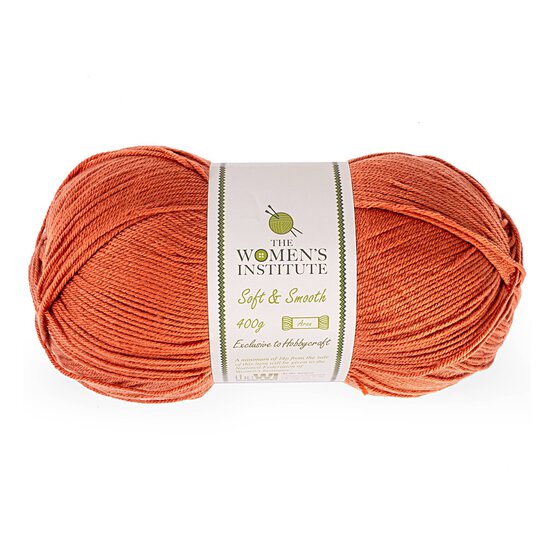 Women's Institute Salmon Soft and Smooth Aran Yarn 400g