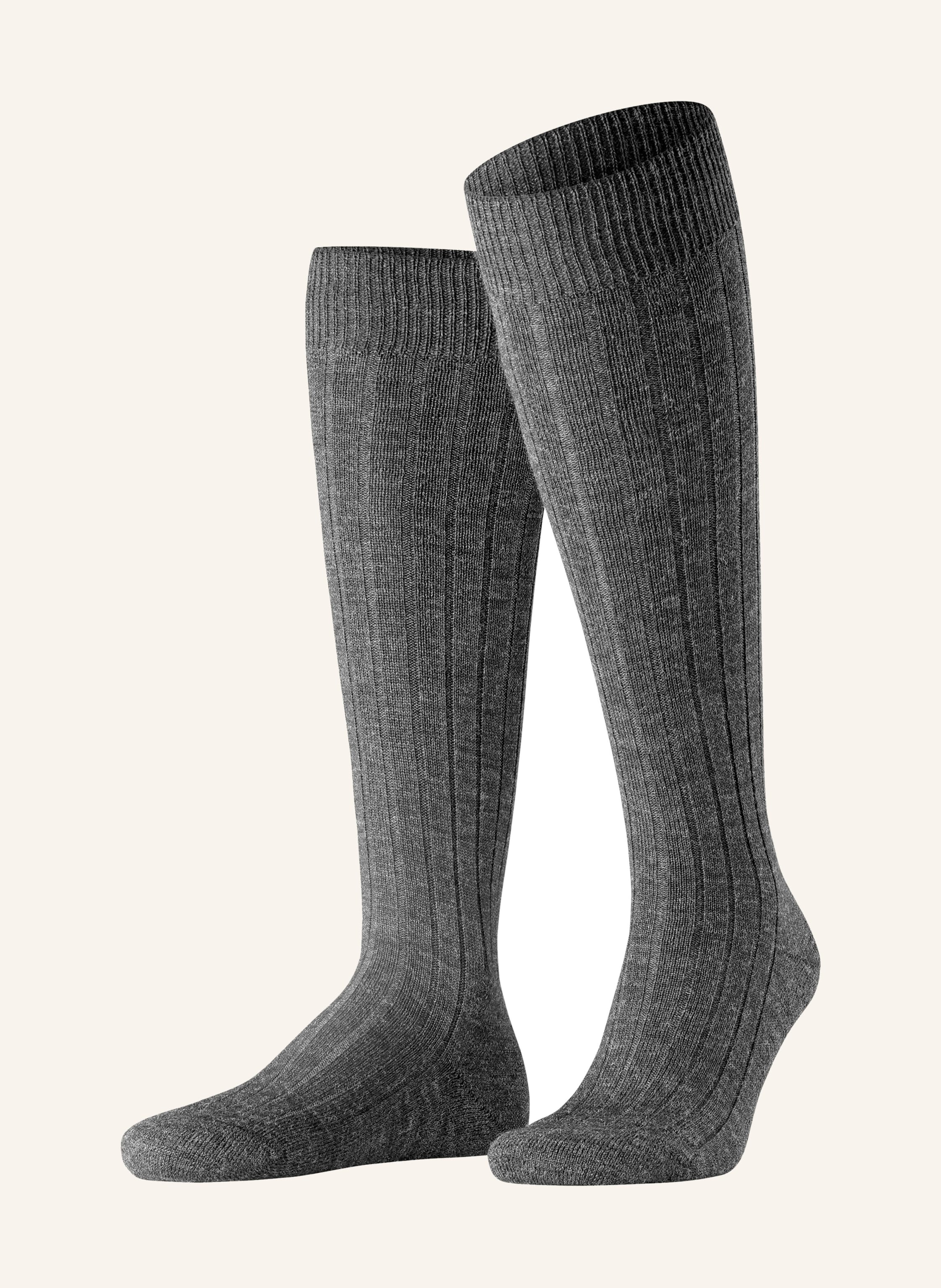FALKE Kniestrümpfe TEPPICH IM SCHUH aus Merinowolle