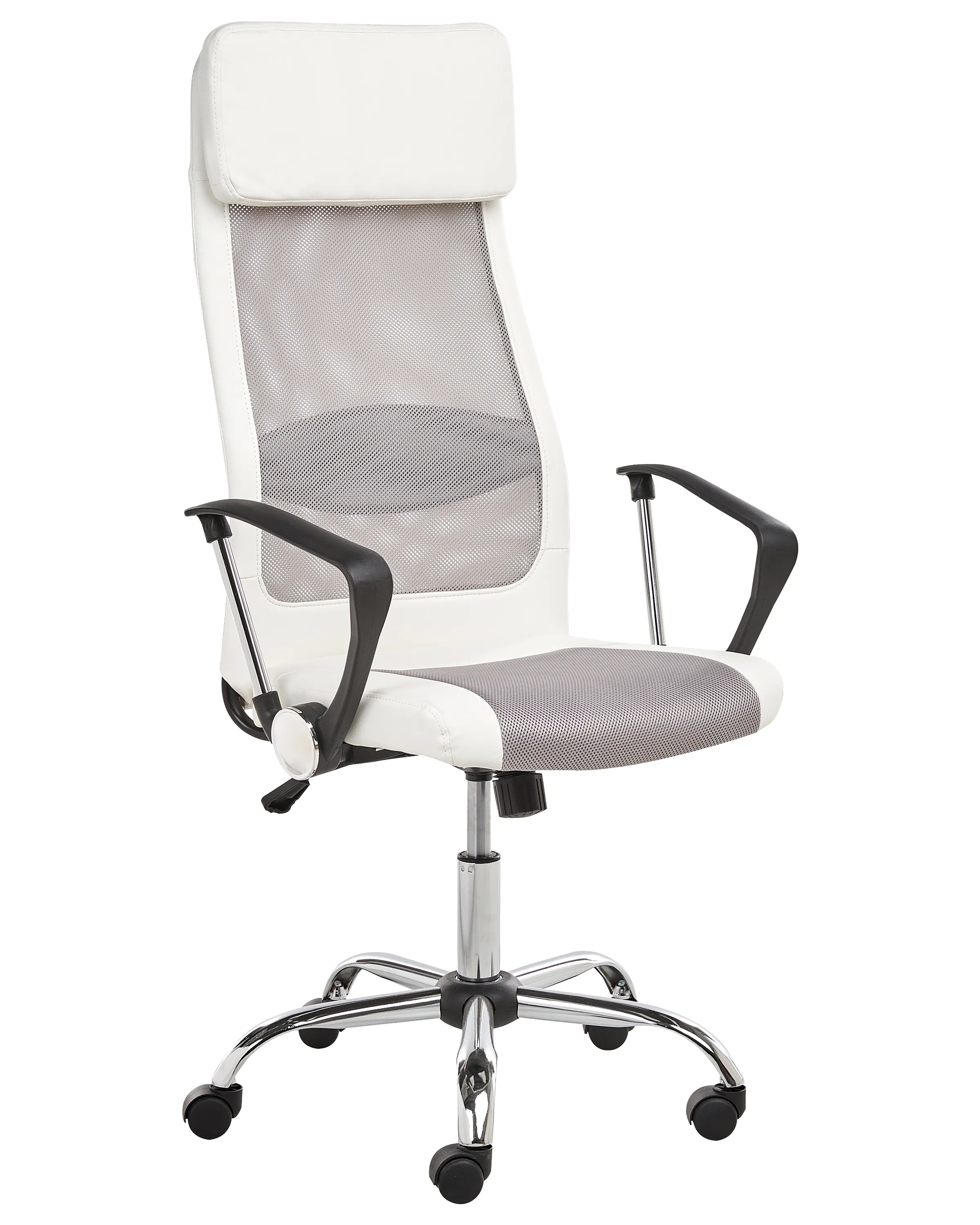 Office Chair PIONEER Faux Leather White