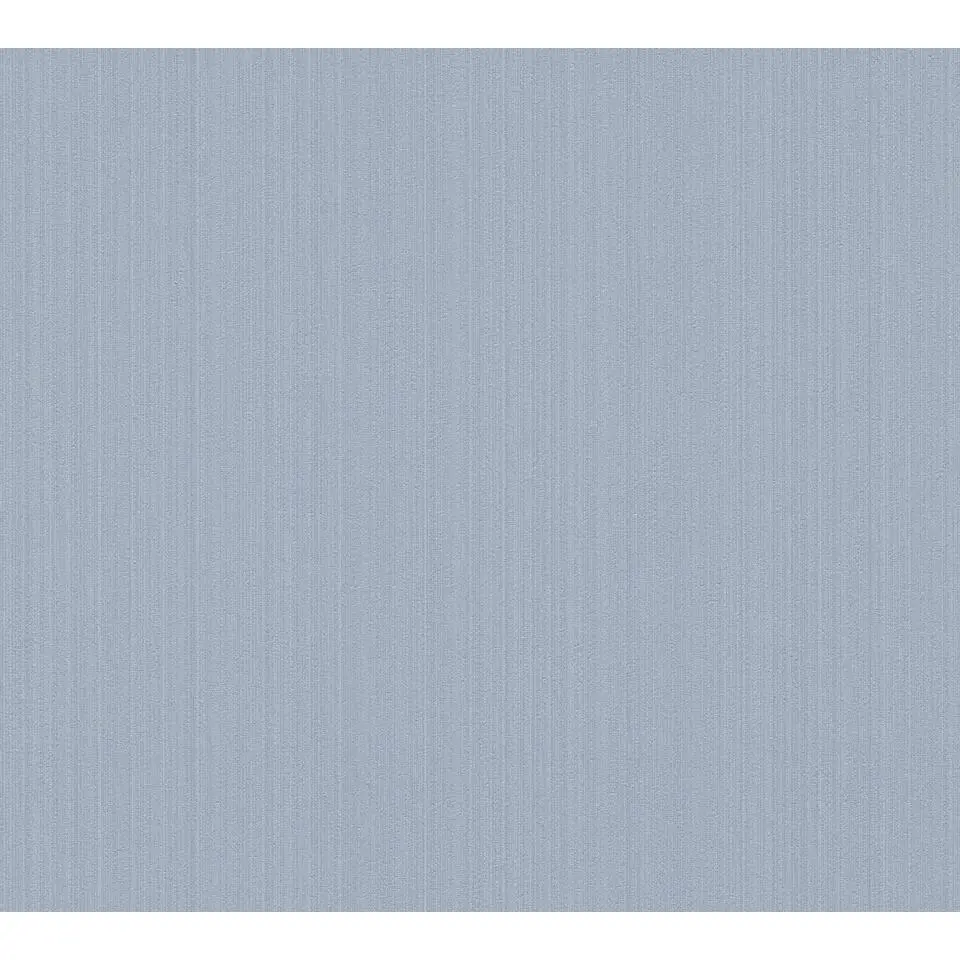 A.S. Cr&eacute;ation behang effen blauw - 53 cm x 10.05 m