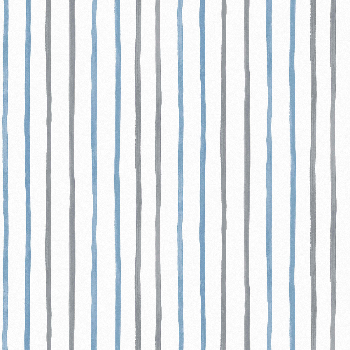 Laura Ashley Vliesbehang - Painterly Stripe - Blue - Blauw 10mx52cm