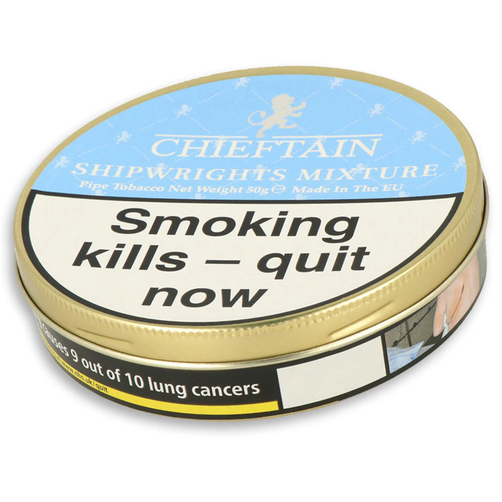 Chieftain Shipwrights Mixture Pipe Tobacco 50g Tin