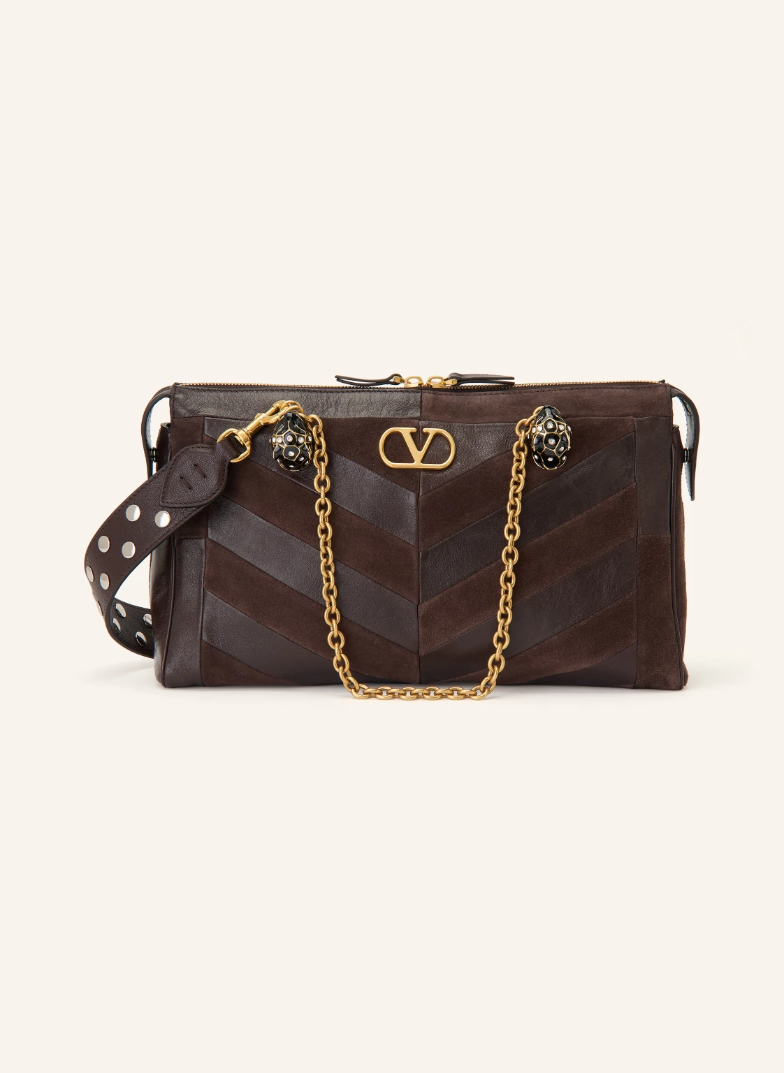 VALENTINO GARAVANI Handtasche PANTHEA mit Schmucksteinen