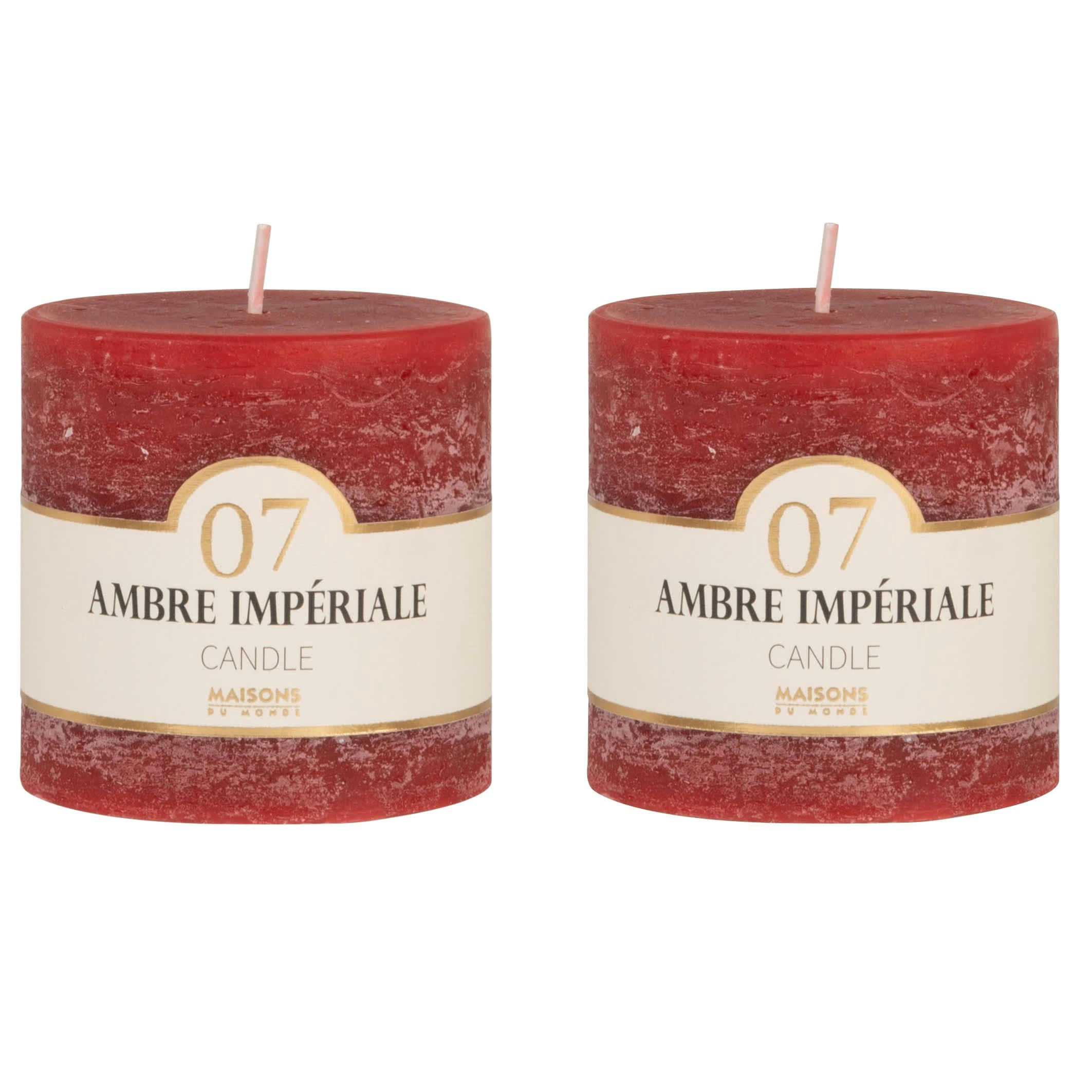 COLORAMA - Bougie parfumée rouge H7, 230g