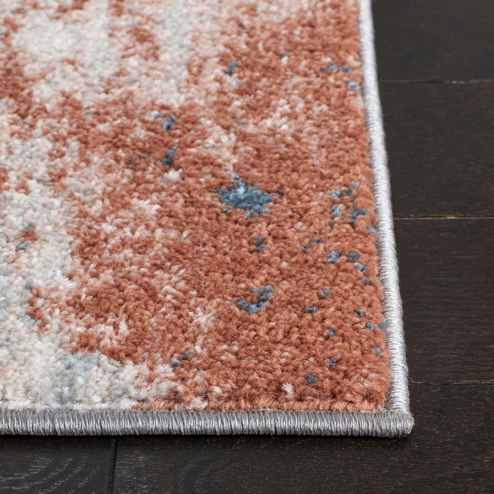 TULUM - Tapis de salon interieur en ivoire & rose, 183 x 274 cm