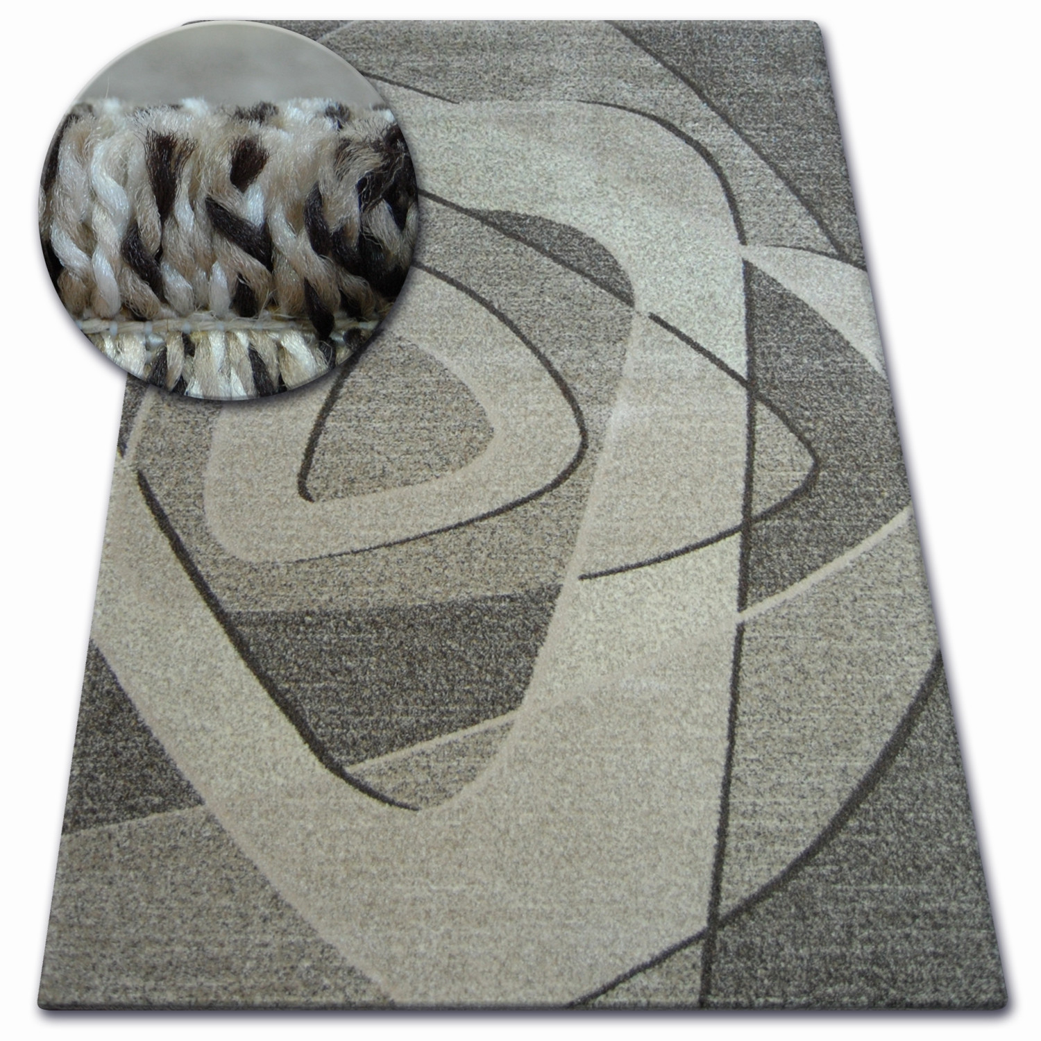 Dywan SHADOW 8594 grey / light beige 120x170 cm