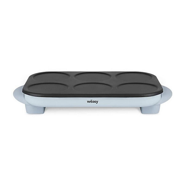 HKOENIG - Crepiere electrique - 1500 W - 11 5 cm - Antiadhesive - 6 mini crepes
