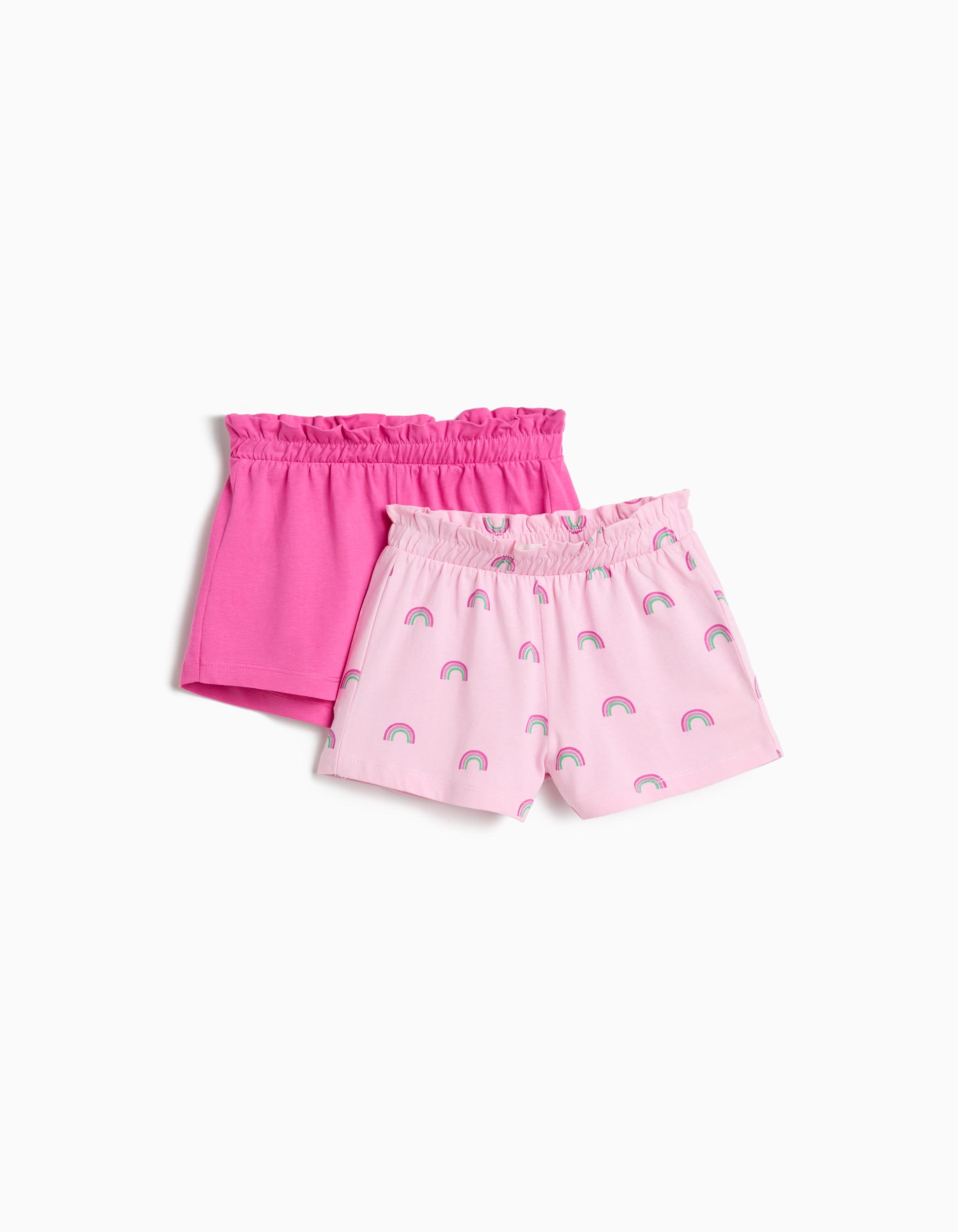 Pack 2 Calções, Menina, Rosa