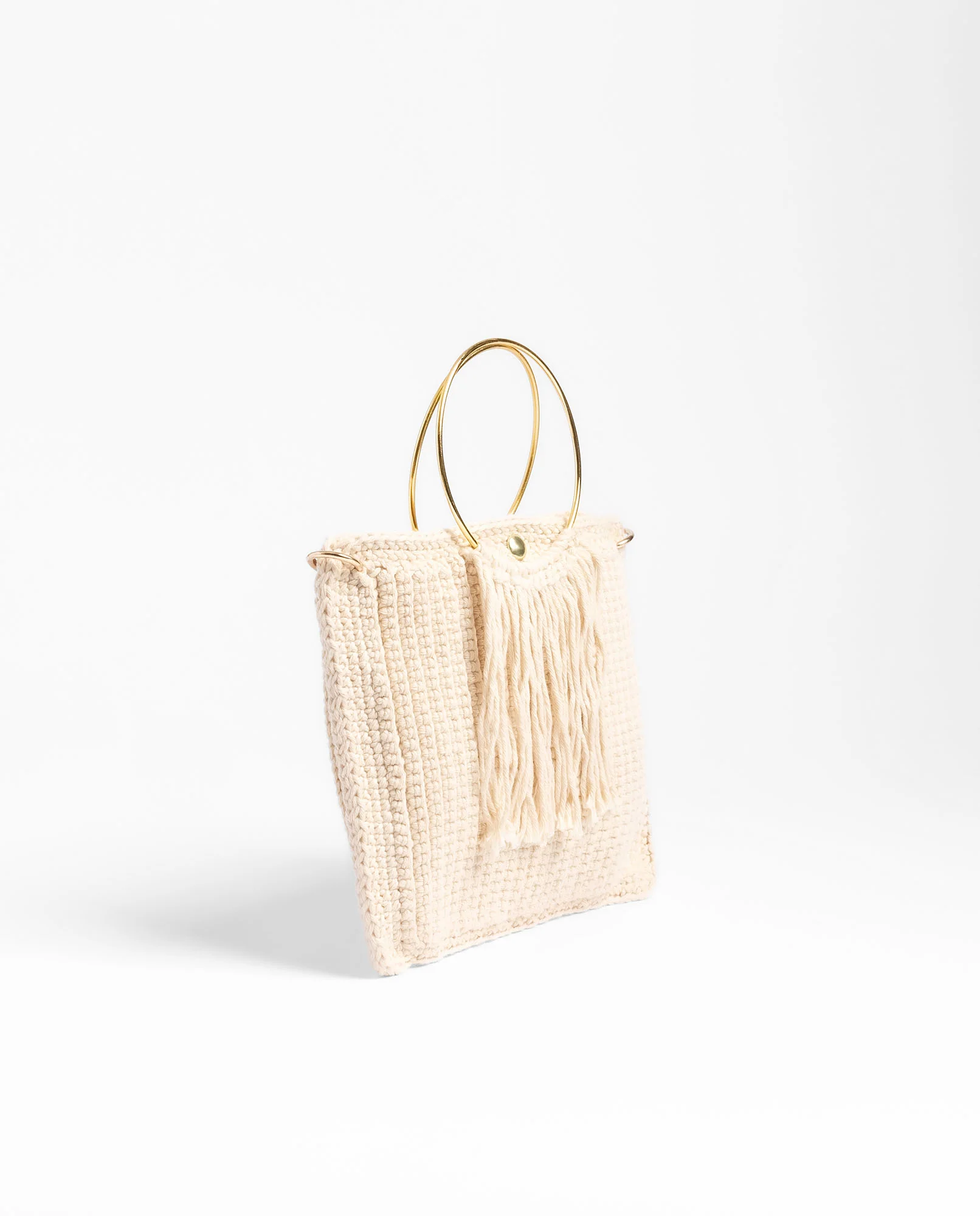 B-VELVET Crochet Beig