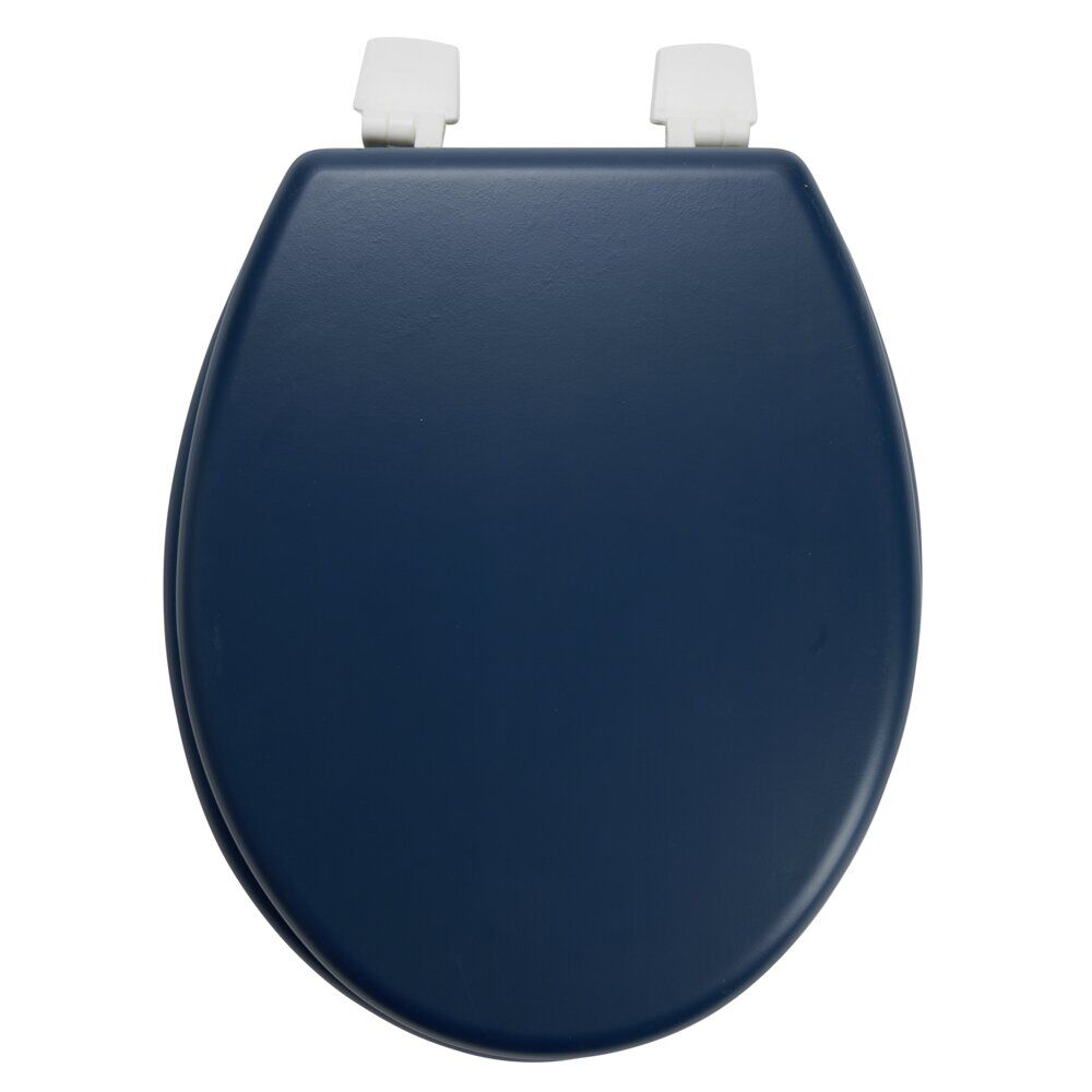 Abattant WC en bois bleu taille universelle