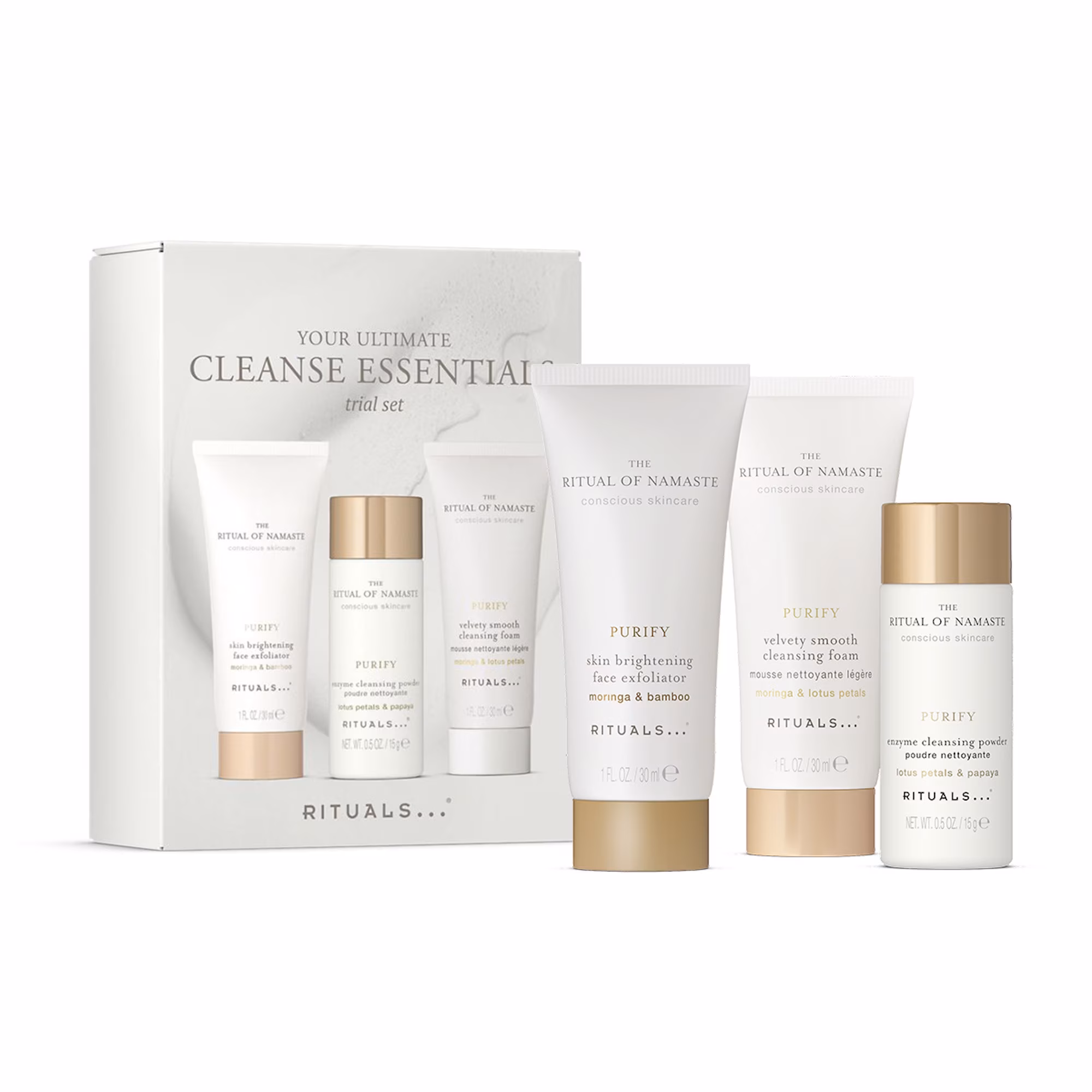 THE RITUAL OF NAMASTECoffret soin visage - nettoyant et purifiant