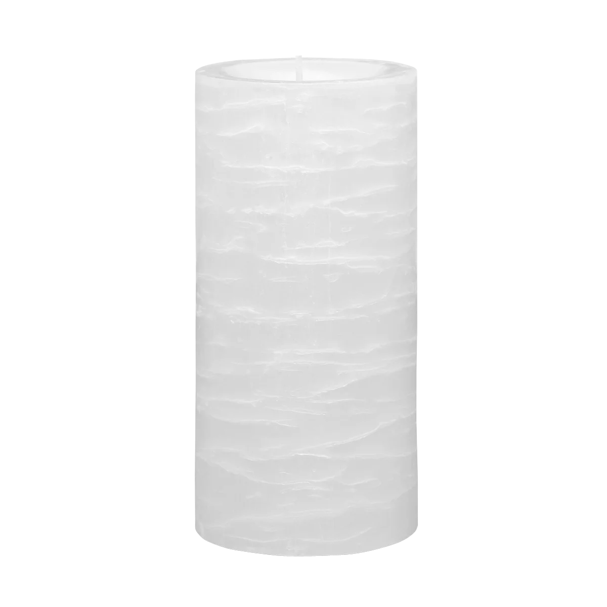 GloLite by PartyLite® Unscented White Pillar 7x15 cm