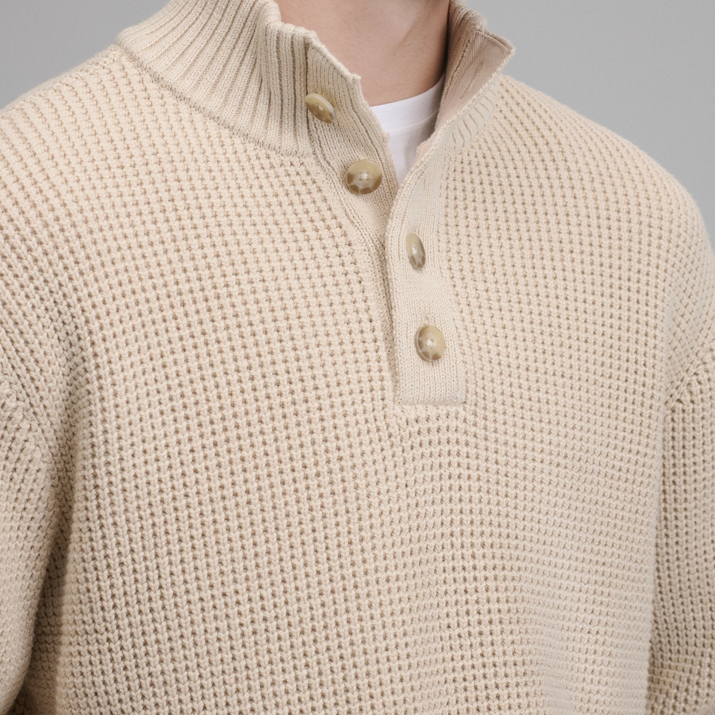 Men's Signature Button-Up Sweater