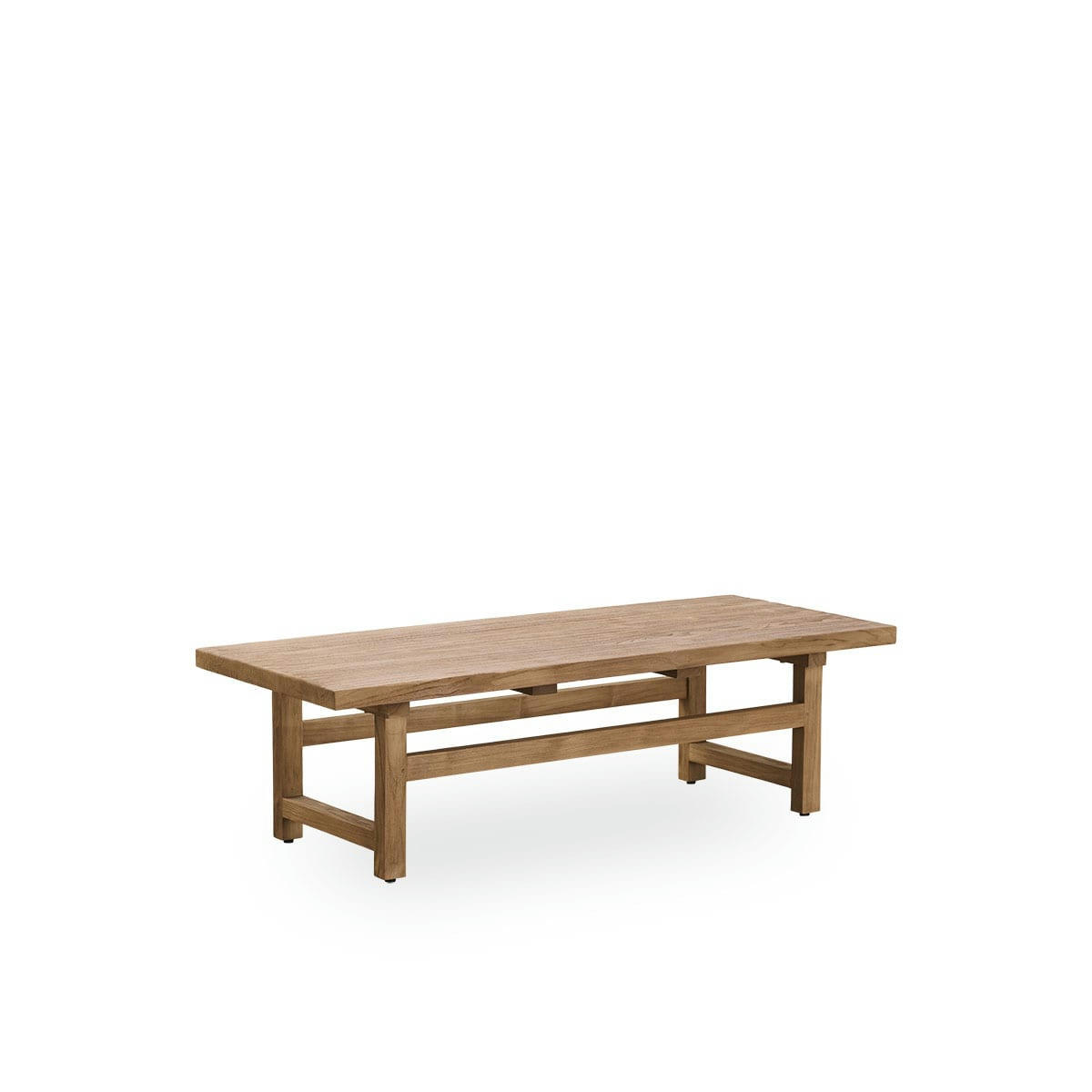 ALFRED - Table basse rectangulaire en teck 140x55cm