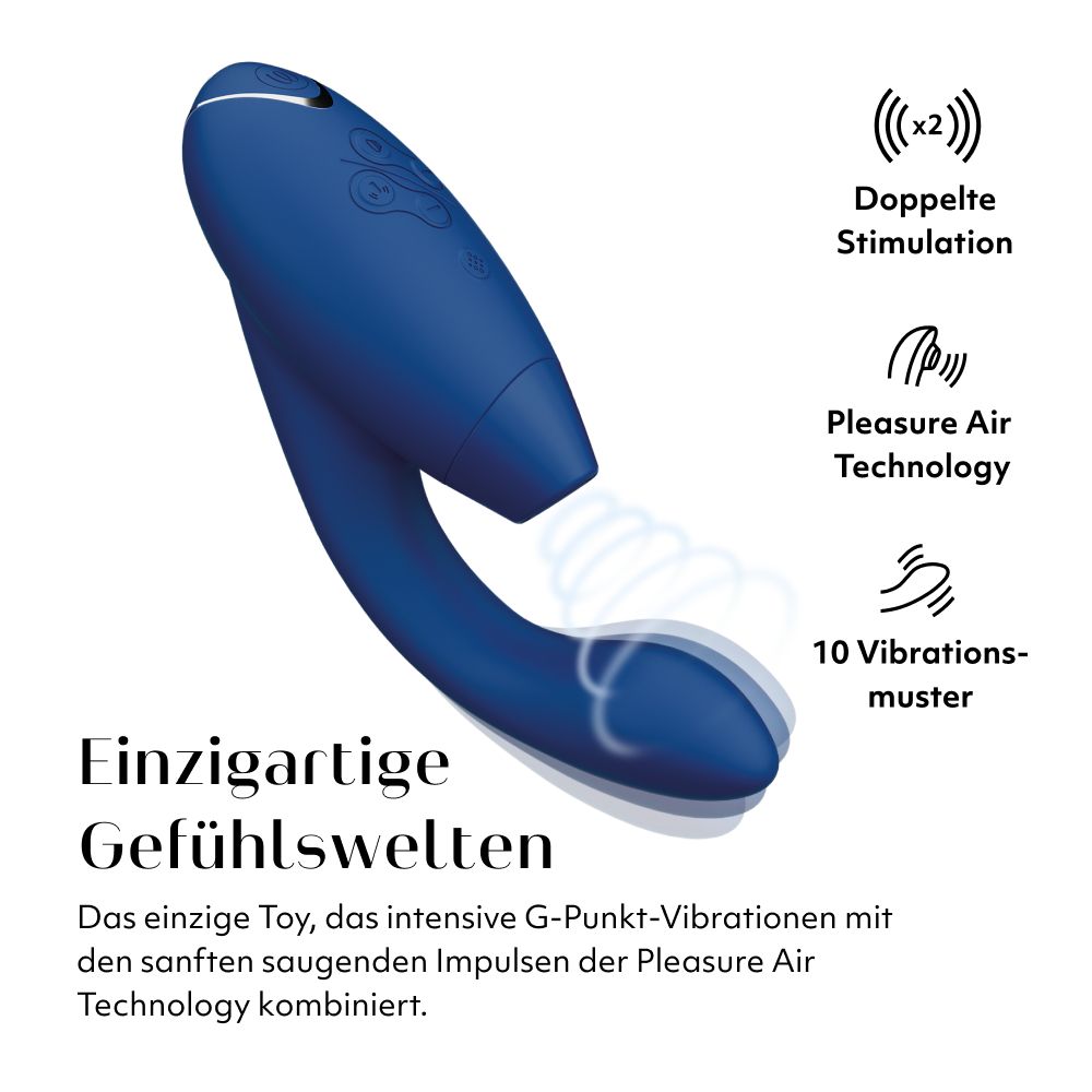 DUO 2 - Der fortgeschrittene Dual-Stimulator für Klitoris und G-Punkt