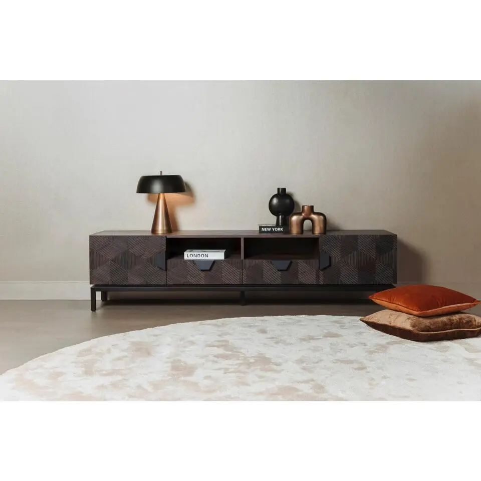 Tower Living - San Marino tv-meubel - 200 cm - bruin