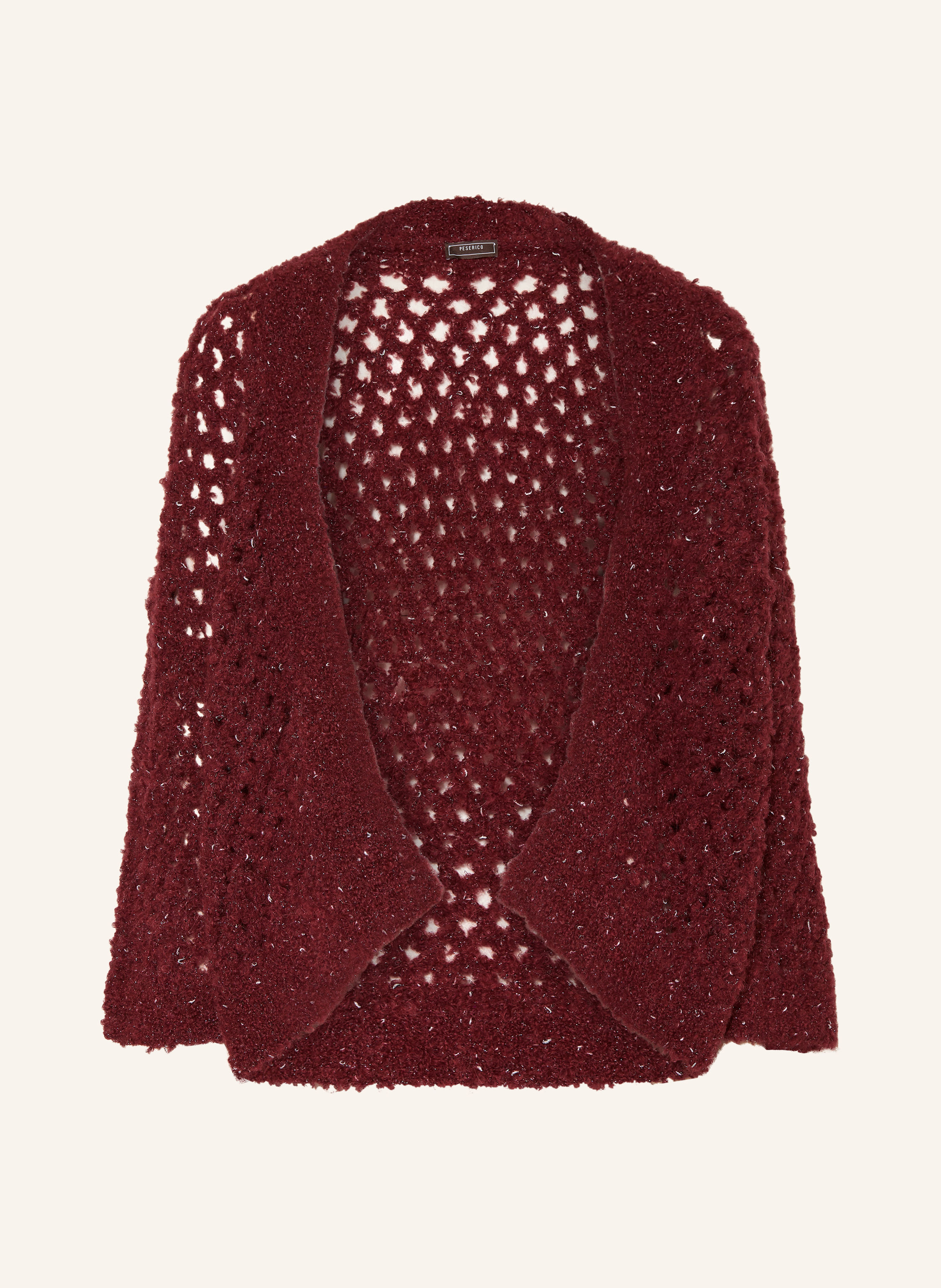 PESERICO Strickhülle mit Alpaka und Glitzergarn