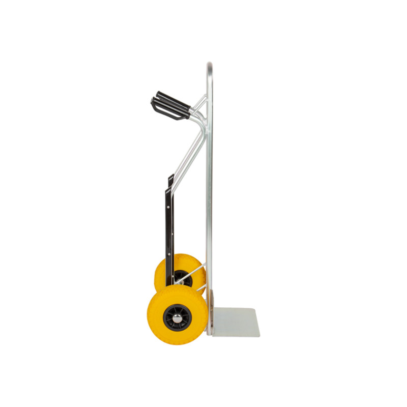Diable en aluminium avec roues pleines 150 kg PRACTO TOOLS