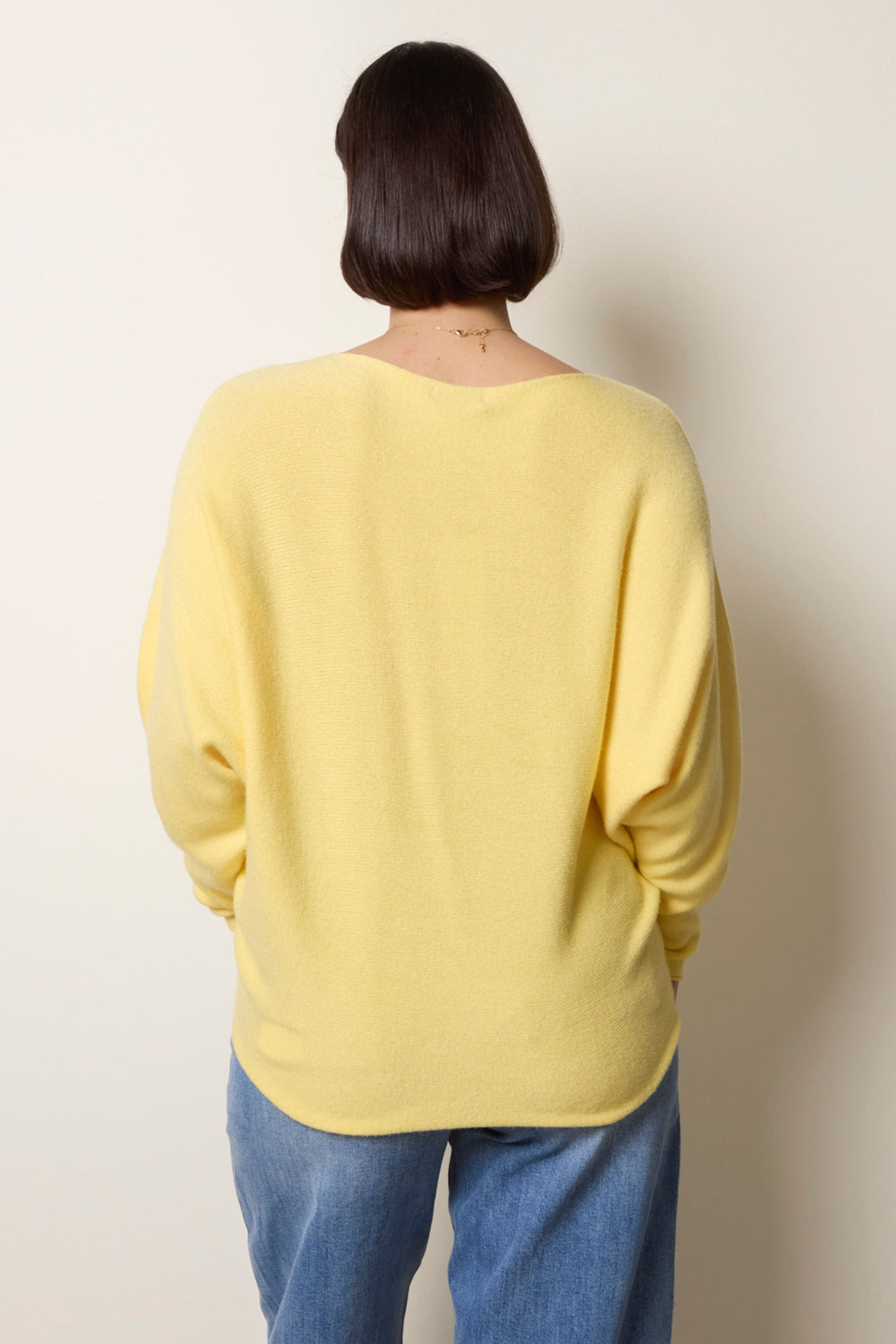 Blue Vanilla Lemon Round Neck Jumper