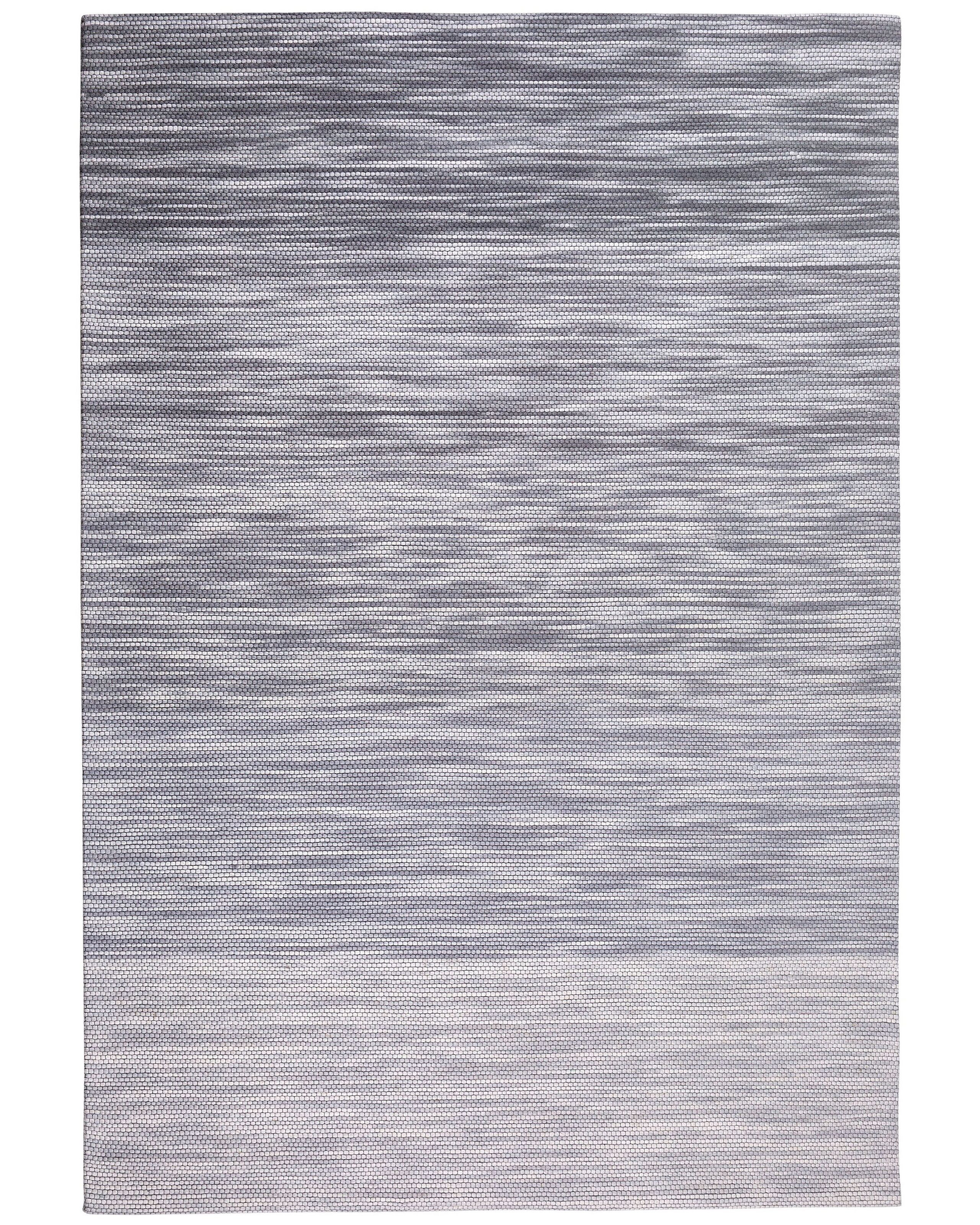 Dywan krótkowłosy 160x230 cm wełna szary
