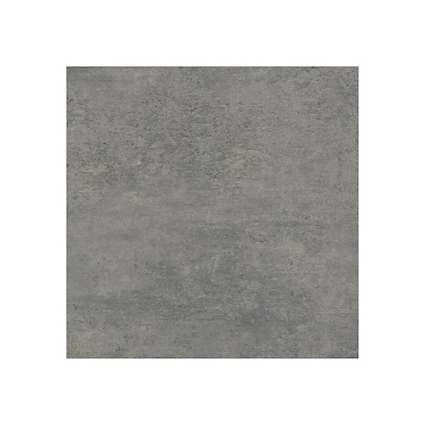 Carrelage sol extérieur en grès cérame émaillé effet béton gris marengo l.45 x L.45 x ép.0.85 cm Bauha