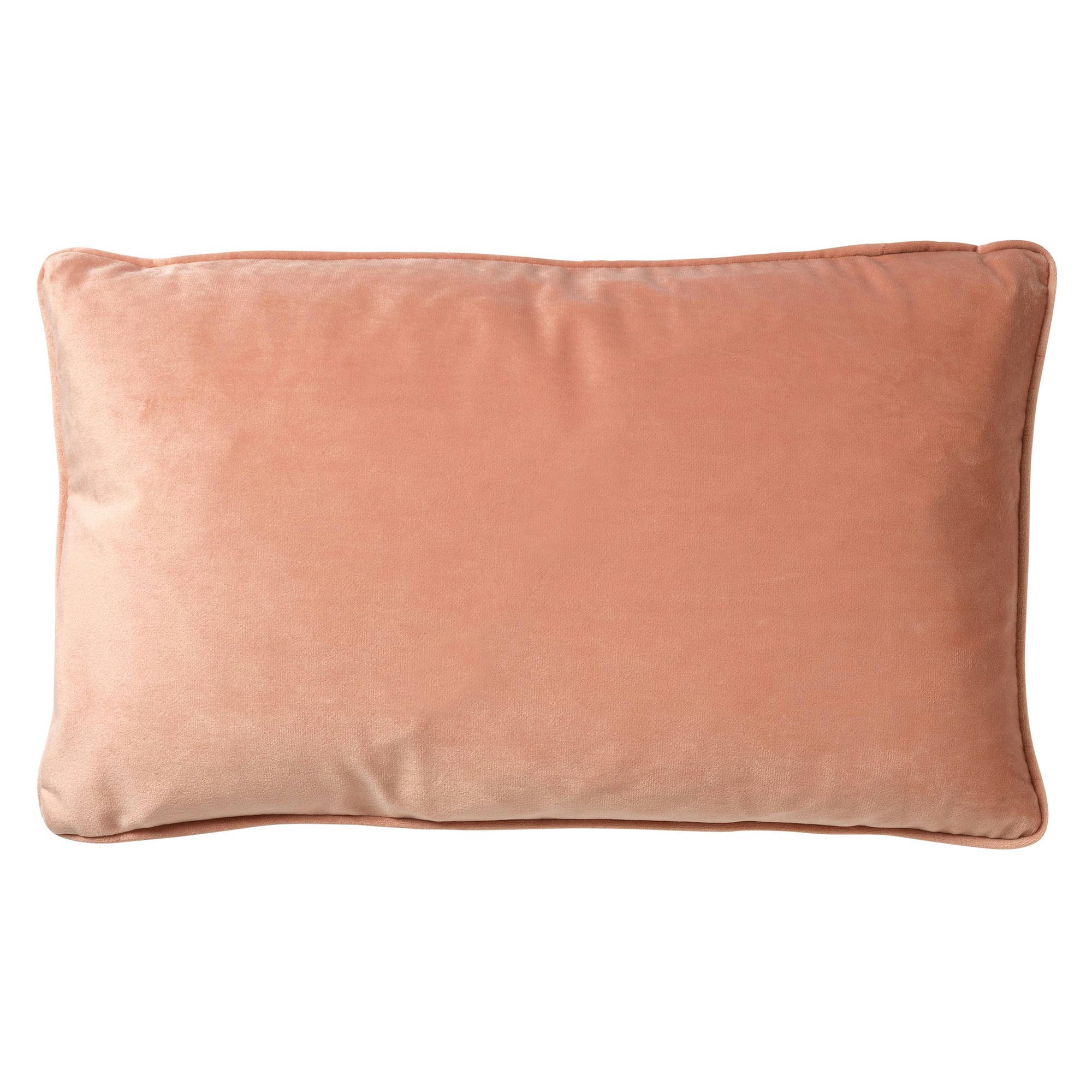 FINN - Housse de coussin rose en velours-30x50 cm uni
