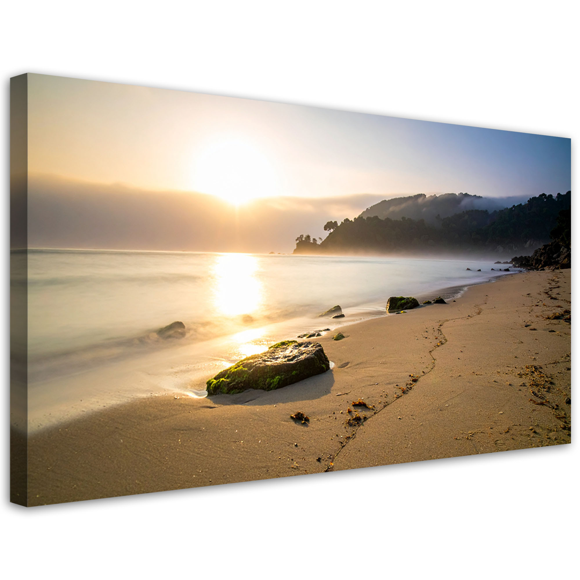 Obraz do salonu sypialni biura, Krajobraz morski plaża natura 80x40