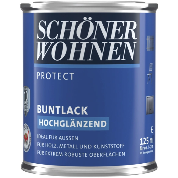 Buntlack, cremeweiß , hochglänzend