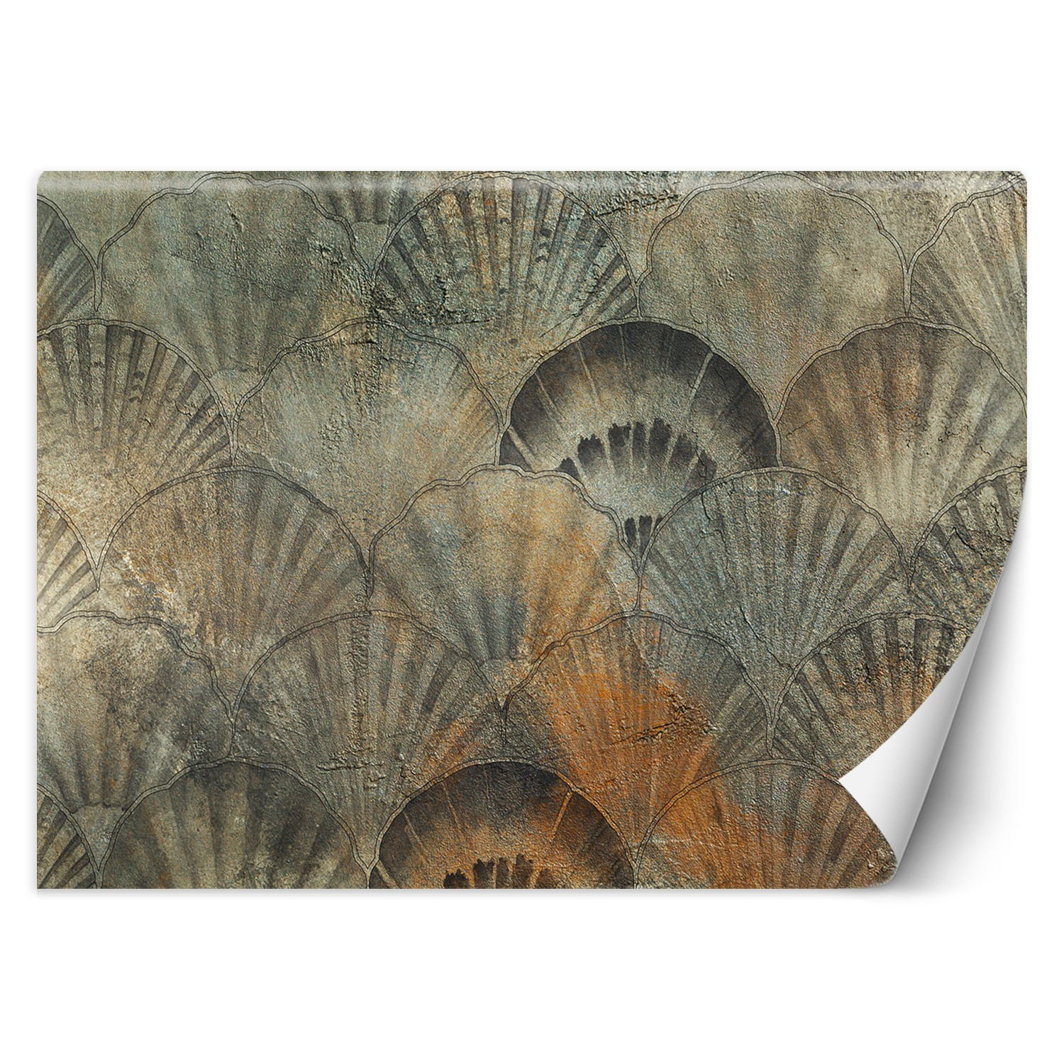 Feeby Fototapeta, Szary Wachlarz Beton 150x105
