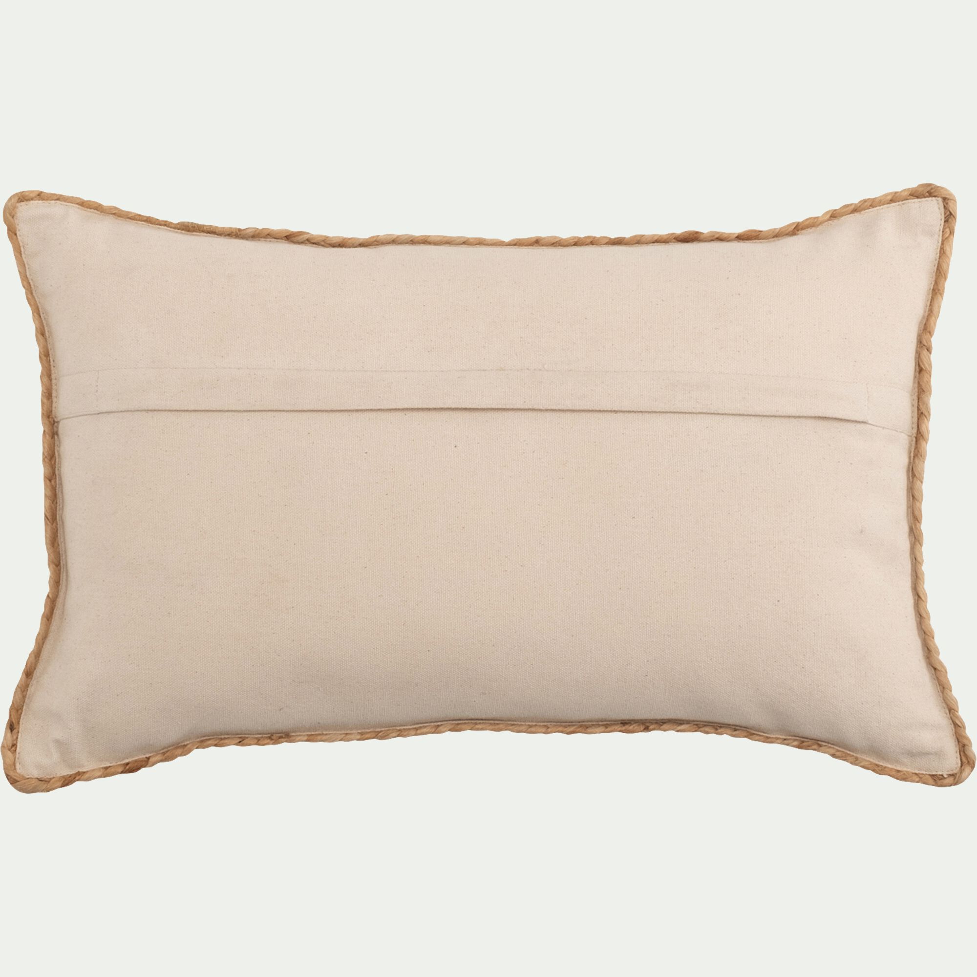 RUSH - Coussin en toile de jute 30x50cm - naturel