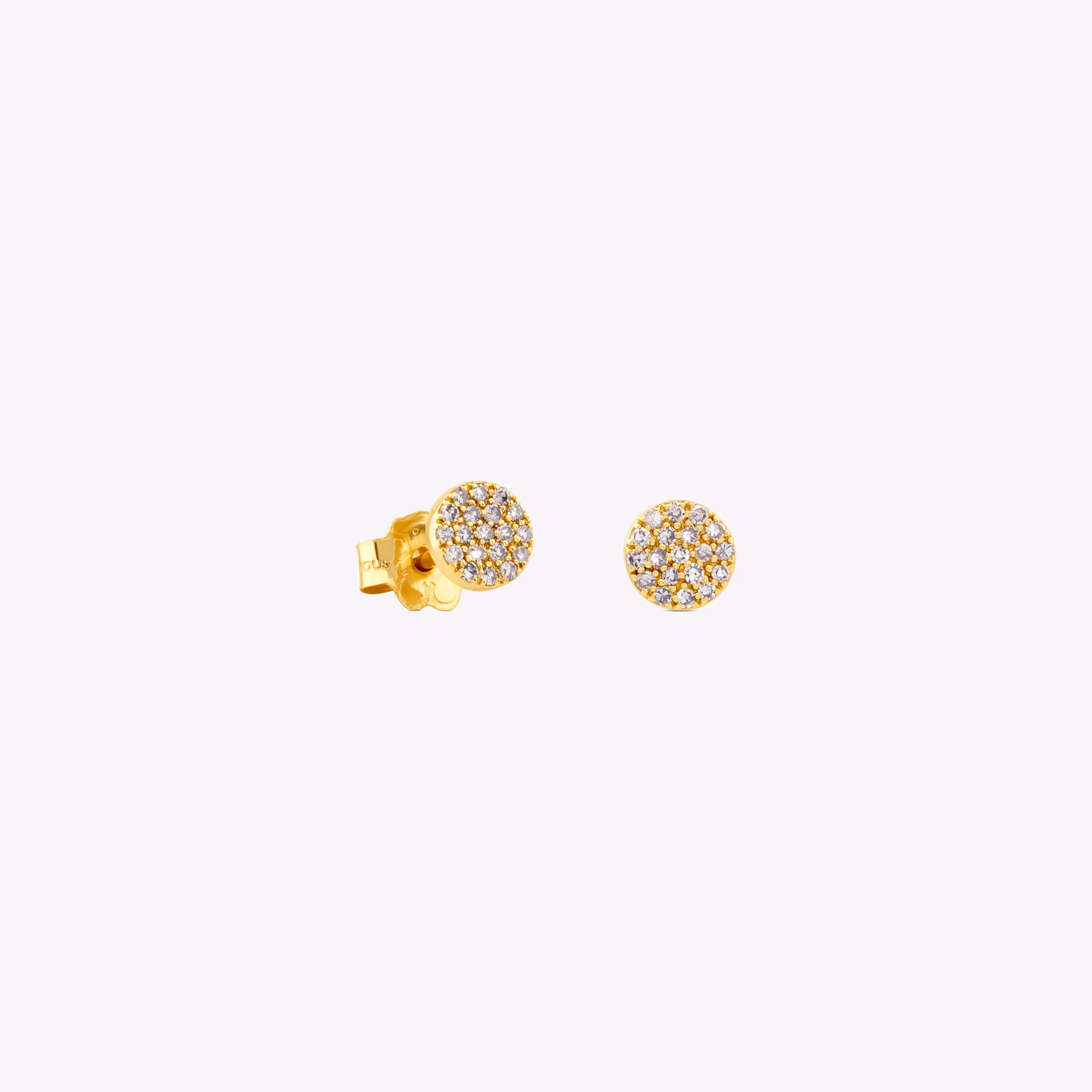 Pendientes de oro con diamantes 0,20ct Gem Power