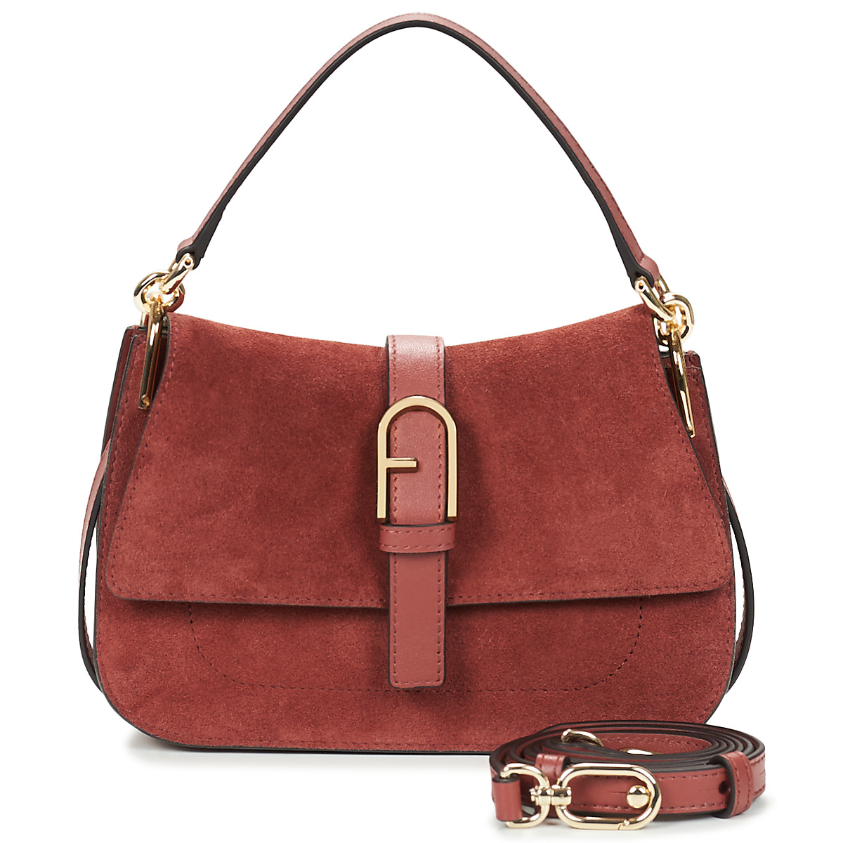 Furla - FURLA FLOW MINI TOP HANDLE - Terracotta