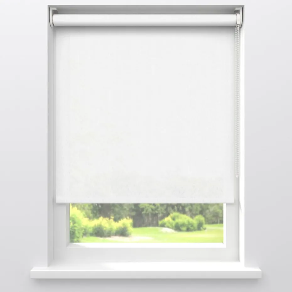 Kwantum Rolgordijnen | Rolgordijn Jodi  Lichtdoorlatend Wit