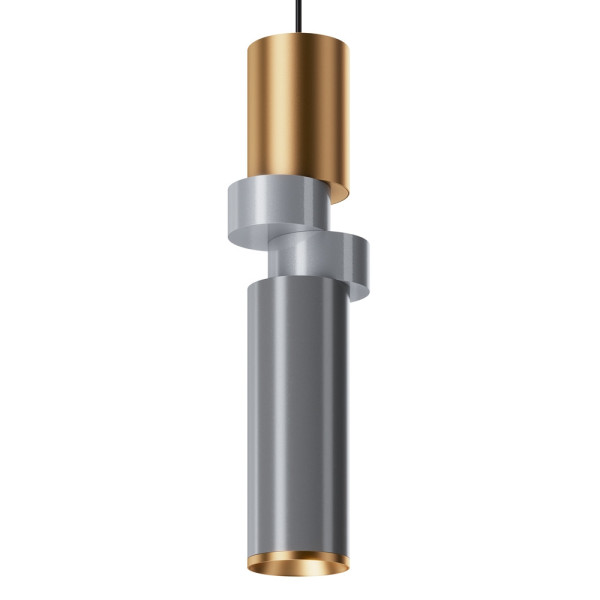 Lampa wisząca szaro-złota PALETTE 1xGU10x40W wym: 200x9,5x9,5 cm Maytoni