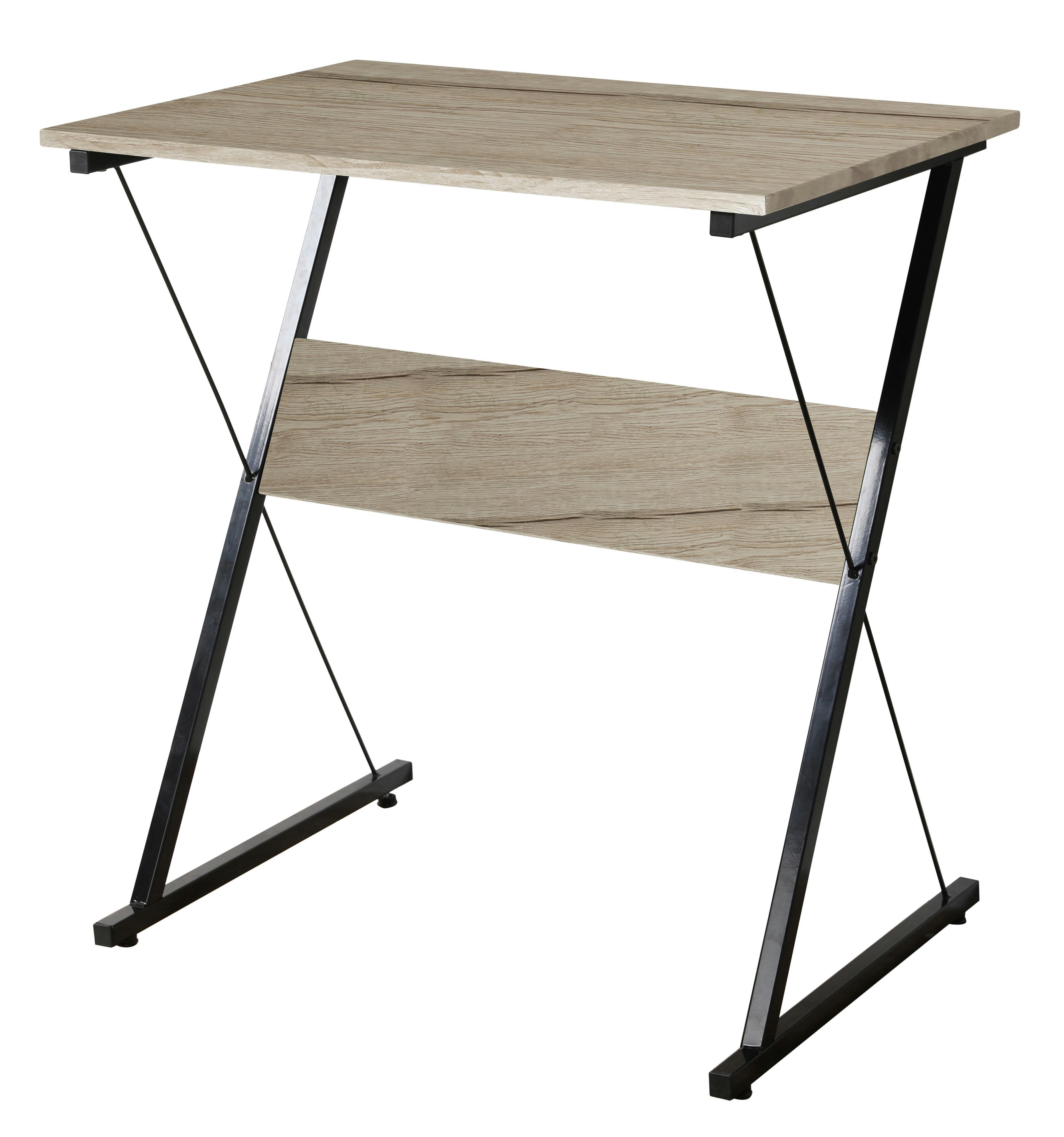 - Bureau en métal et bois marron