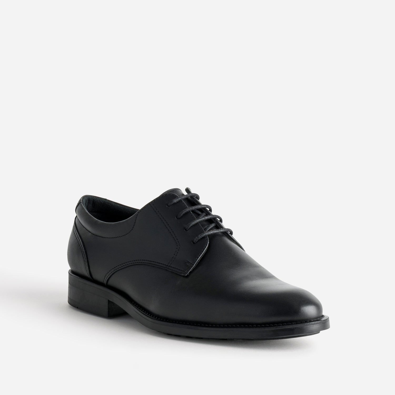 Derby noir cuir