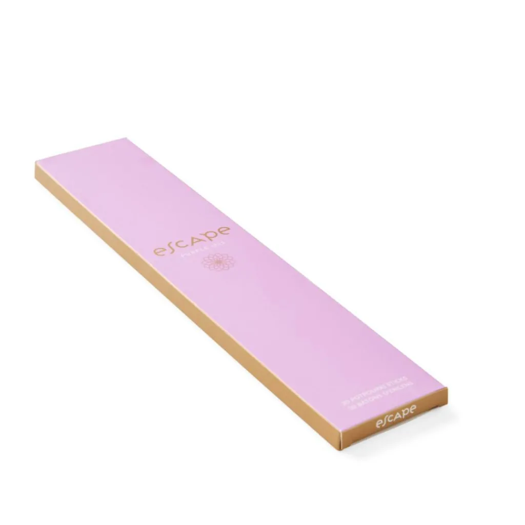 Articles Parfumés^CASA ESCAPE PURPLE IRIS Encens 30 Bâtonnets Mauve Clair