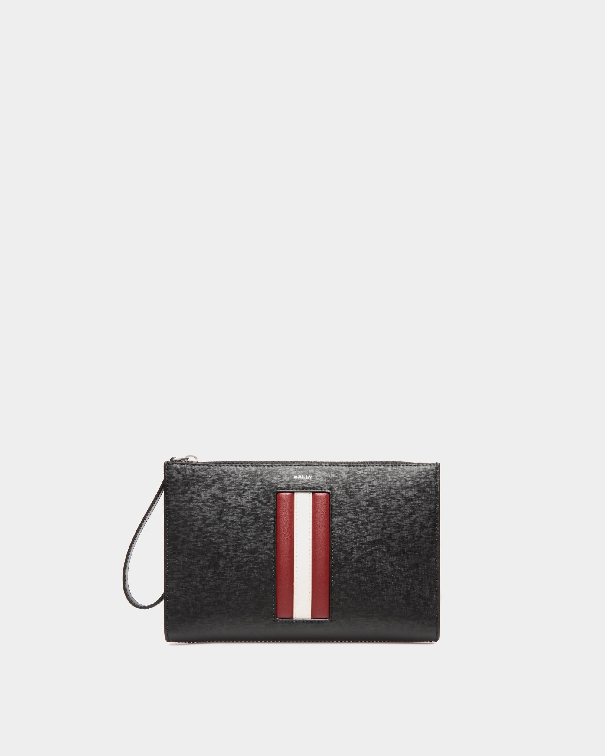 Mythos Pochette Aus Recyceltem Leder In Schwarz