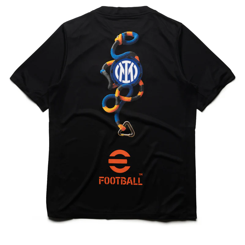 Nike ACG Inter Milan Academy Pro Dri-FIT Pre-Match Tee - Black/Safety Orange