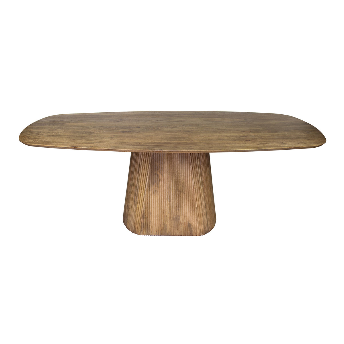 Giga Meubel Eettafel Wave - Naturel Hout - 215x105x77cm