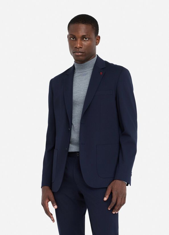 Blazer in jersey